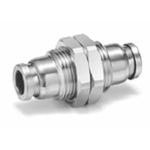 KQB2E-00, Metal One-touch Fitting, Bulkhead Union