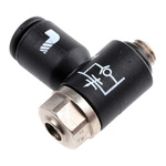 Legris 7010 Series Threaded Flow Regulator, M5 x 0.8 Male Inlet Port x 4mm Tube Outlet Port