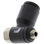 Legris 7010 Series Threaded Flow Regulator, M5 x 0.8 Male Inlet Port x 6mm Tube Outlet Port