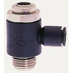 Legris 7010 Series Threaded Flow Controller, G 1/8 Male Inlet Port x 8mm Tube Outlet Port