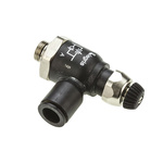Legris 7060 Series Threaded Exhaust Regulator, G 1/8 Male Inlet Port x 8mm Tube Outlet Port