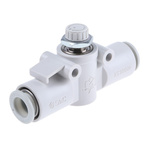 SMC AS Series Tube Flow Controller, 10mm Tube Inlet Port x 10mm Tube Outlet Port