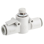 SMC AS Series Tube Flow Controller, 12mm Tube Inlet Port x 12mm Tube Outlet Port