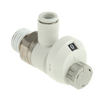 SMC AS Series Threaded Speed Controller, R 1/4 Male Inlet Port x 6mm Tube Outlet Port