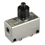 SMC AS Series Threaded Speed Controller, NPT 1/4 Female Inlet Port x NPT 1/4 Female Outlet Port