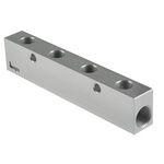 Legris3311 4 Outlet Manifold, G 3/8 G 1/4