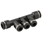 RS PRO 3 Outlet Manifold Push In 6 mm Push In 4 mm