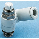 SMC AS Series Threaded Flow Regulator x 8mm Tube Outlet Port