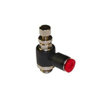 Norgren Pneufit C Series Threaded In-line Regulator, Push In 6mm Tube Inlet Port x Push In 6mm Tube Outlet Port