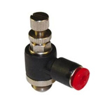 Norgren Pneufit C Series Threaded In-line Regulator, G 1/8 Inlet Port, Push In 8mm Tube Inlet Port x Push In 8mm Tube