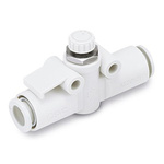 SMC AS100 Series Threaded Speed Controller, M5 Inlet Port x 4mm Tube Outlet Port