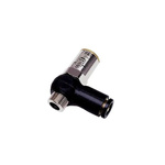Legris 7860 Series Threaded Flow Regulator, G 3/8 Male Inlet Port x 10mm Tube Outlet Port