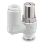 SMC AS1F-D Series Threaded Fitting, M5 Inlet Port x 4mm Tube Outlet Port, AS Series