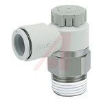 SMC AS Series Threaded Speed Controller, NPT 1/8 Inlet Port x 4mm Tube Outlet Port