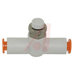 SMC AS Series Tube Speed Controller, 1/4in Tube Inlet Port x 5/32in Tube Outlet Port