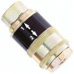PCL Steel Female Pneumatic Quick Connect Coupling, Rp 3/8 Female Threaded