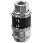 PCL Steel Female Pneumatic Quick Connect Coupling, Rp 1/4 Female Threaded