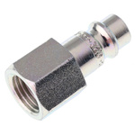 CEJN Steel Male Pneumatic Quick Connect Coupling, G 1/4 Female Threaded