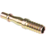PCL Steel Male Pneumatic Quick Connect Coupling, 9.5mm Hose Barb
