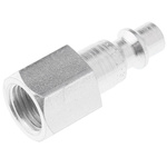 CEJN Steel Female Pneumatic Quick Connect Coupling, G 1/4 Female Threaded
