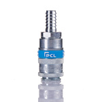 PCL Steel Male Pneumatic Quick Connect Coupling, 10mm Hose Barb