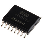 INA114BU Texas Instruments, Instrumentation Amplifier, 50μV Offset 1MHz, 16-Pin SOIC