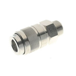 RS PRO Brass Female Quick Air Coupling, G 1/2 Male Threaded