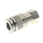RS PRO Brass Female Quick Air Coupling, G 3/8 Female Threaded