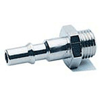 RS PRO Brass Male Coupler Nipple, G 3/8 Male 3/8in Threaded