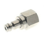 RS PRO Brass Male Coupler Nipple, G 1/8 Female 1/8in Threaded
