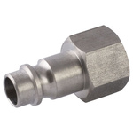 RS PRO Steel Female Pneumatic Straight Threaded-to-Tube Adapter, 1/2 in Female 15mm Threaded, Tube
