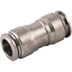 RS PRO Nickel Plated Brass Pneumatic Quick Connect Coupling, 6mm Tube