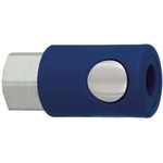 RS PRO Zinc Plated Steel Female Pneumatic Quick Connect Coupling, 1/4 in Female Threaded