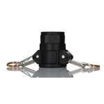 RS PRO Polypropylene Resin Female Pneumatic Quick Connect Coupling, BSPP 1 in Thread
