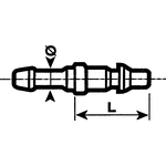 Staubli – Fluid Connectors Stainless Steel Male Safety Quick Connect Coupling, 13mm Hose Barb