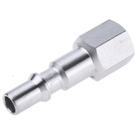 Staubli – Fluid Connectors Stainless Steel Female Safety Quick Connect Coupling, G 1/8 Female Threaded
