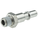 Staubli – Fluid Connectors Male Safety Quick Connect Coupling, G 1/8 Male Threaded