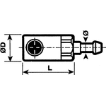 Staubli – Fluid Connectors Safety Quick Connect Coupling, 13mm Hose Barb