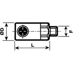 Staubli – Fluid Connectors Polyamide Male Safety Quick Connect Coupling, G 1/2 Male Threaded