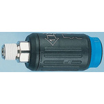 Legris Reinforced Polymer Male Pneumatic Quick Connect Coupling, R 1/4 Male Threaded