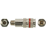 RS PRO Brass Male Pneumatic Quick Connect Coupling, R 3/8 Male Threaded