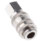 RS PRO Brass Female Pneumatic Quick Connect Coupling, Metric M5 Female Threaded