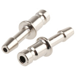 RS PRO Brass Male Pneumatic Quick Connect Coupling, 3mm Hose Barb