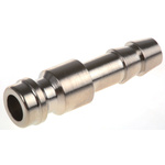 RS PRO Brass Male Pneumatic Quick Connect Coupling, 6mm Hose Barb