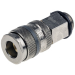 RS PRO Brass Male Pneumatic Quick Connect Coupling, R 3/8 Male Threaded