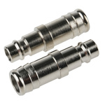 RS PRO Steel Male Pneumatic Quick Connect Coupling, 13mm Hose Barb
