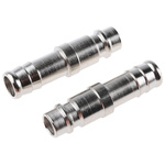 RS PRO Steel Male Pneumatic Quick Connect Coupling, 10mm Hose Barb