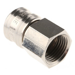 RS PRO Brass Female Pneumatic Quick Connect Coupling, G 1/2 Female Threaded