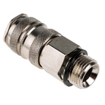 RS PRO Brass Male Pneumatic Quick Connect Coupling, G 1/2 Male Threaded