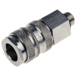 RS PRO Brass Male Pneumatic Quick Connect Coupling, G 1/4 Male Threaded